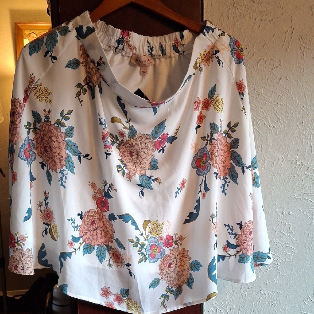 Floral Print Women's Top
